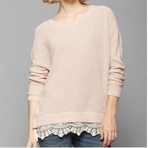 Pins and Needles Blush sweater size M